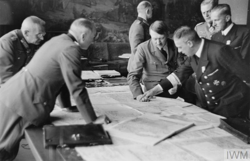 Planning conference at the Berghof with the Chiefs of Armed Forces High Command